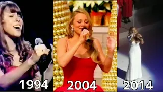 Joy to the world - Mariah Carey (Same note, But Decades apart. 1994 vs. 2004 vs. 2014)