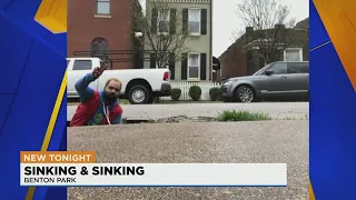 Growing sinkhole in South City neighborhood causing serious safety concerns