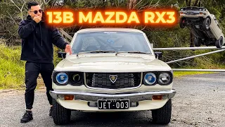 600HP 13B Mazda RX3 Old School Sleeper KING | 9 SECOND ROTARY REVIEW