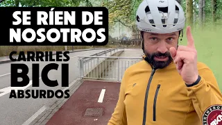 LA VERGÜENZA DE LOS CARRILES BICI 🤔 SON OBLIGATORIOS?