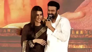 Darling Prabhas Superb Entertaining Speech @ Adipurush Pre Release Event | Kriti Sanon | Manastars