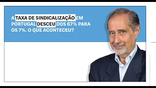 José Manuel Fernandes: A taxa de sindicalização em Portugal desceu 60%. O que é que aconteceu?