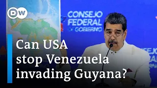 US announces military drills with Guyana following tensions with Venezuela | DW News