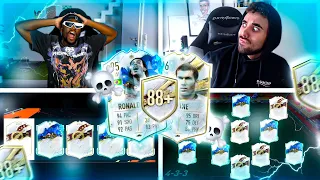 Fifa 23: uff 😩 88+ ICON PICK 💀 Squad Builder Battle vs CENK 🔥