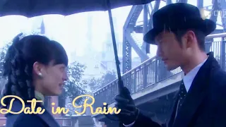 Romantic date in the rain 💓 Mr.mafia took an umbrella and walked with the girl