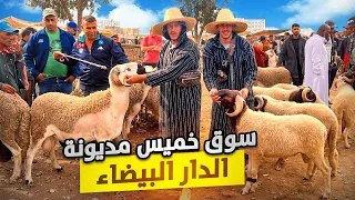 اليوم من سوق خميس مديونة نواحي الدار البيضاء 🇲🇦مع أثمنة حولي عيد الأضحى 🐑 بتاريخ 30/05/2024