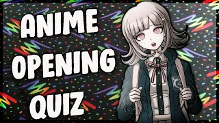 Anime Opening Quiz - 15 Openings [EASY]