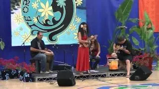 Sabrina Laughlin performing  'Te Vai Nui' at Te Ori Here 2014