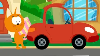 Kitty and the Magic Garage  - A traffic jam   - cars cartoons