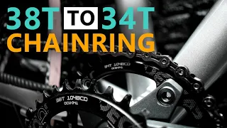Bike Chainring Replacement 38T to 34T - WHY???