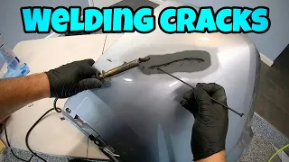 How to Easily Fix Cracks by Plastic Welding!