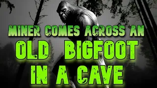 MINER COMES ACROSS AN OLD BIGFOOT IN A CAVE