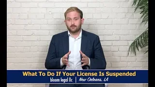 What To Do If Your License Is Suspended
