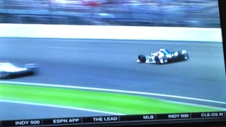 Scott Dixon Indy 500 crash