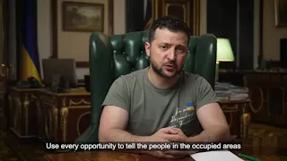 Volodymyr Zelensky addressed Ukrainians at the end of the 133-rd day of the war