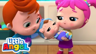 Baby Is Sick 2 | Little Angel | Kids Cartoon Show | Toddler Songs | Healthy Habits for kids