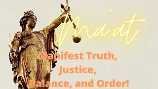 🔥Egyptian Goddess Ma’at | POWERFUL | SUBLIMINAL | Truth + Justice + Balance + Order💫