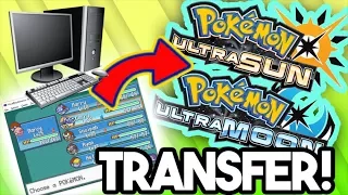 How to Transfer POKEMON from EMULATORS to REAL ULTRA SUN or ULTRA MOON on 3DS!!