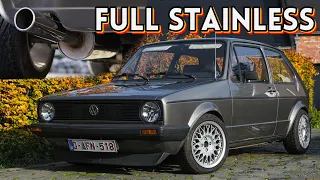 My Mk1 Golf Gets A Complete Stainless Exhaust System From JETEX Exhausts!