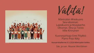 Välitä! - laulu kevätkonsertista ~ tekstitetty