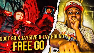 Sdot Go x Jay5ive x Jay Hound - Free Go (Official Music Video) #BmgReacts