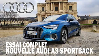 NOUVELLE AUDI A3 Sportback - ESSAI COMPLET ! LA MEILLEURE DE TOUTES