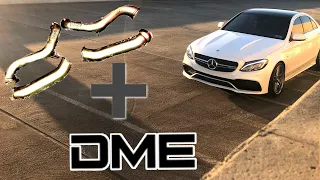 Stage 2 AMG C63s - Downpipes + DME Tune . Full Review