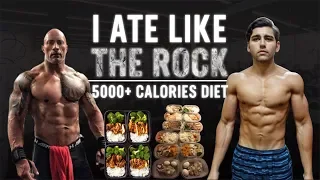 I Tried Dwayne "THE ROCK" Johnson's DIET