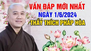 VẤN ĐÁP MỚI NHẤT NGÀY 1/6/2024 | Thầy Thích Pháp Hòa - Tu Viện Trúc Lâm CANADA