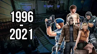 Evolução dos Games - Resident Evil (1996 - 2021)