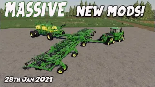MASSIVE NEW MODS (Review) Farming Simulator 19 FS19 28th Jan 2021 PS5.