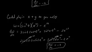 13 5 Chain Rule for Multivariable Functions