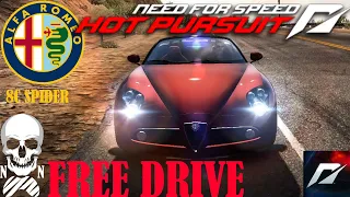 ALFA ROMEO 8C SPIDER | FREEDRIVE in NFS Hot Pursuit 2010