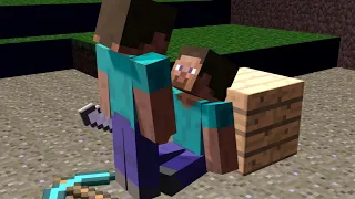 HEROBRINE X STEVE ANIMATION 4