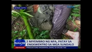 2 miyembro ng NPA, patay sa engkwentro sa mga sundalo