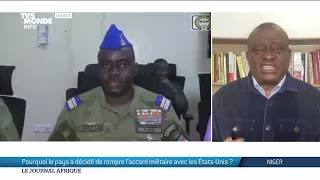 NIGER : DÉNONCIATION DE L'ACCORD MILITAIRE AVEC LES ÉTATS-UNIS