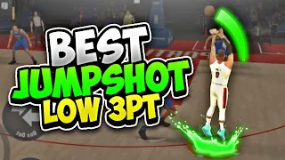 BEST JUMPSHOT ON NBA 2K21 MOBILE! GREEN LIGHT JUMPSHOT FOR LOW 3PT BUILDS... NEVER MISS AGAIN!]