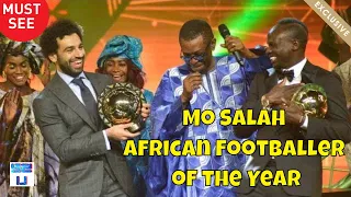 Mo Salah busts out dancing moves as he's crowned African Football Player of the Year 2019