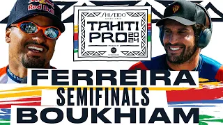 Italo Ferreira vs Ramzi Boukhiam | SHISEIDO Tahiti Pro pres by Outerknown 2024 - Semifinals