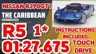 Asphalt 9 - NISSAN R390GT1 Grand Prix Round 5 - 01:27.675 - 1⭐ Touchdrive Instructions