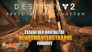 Destiny 2 Essenz der Brutalität Quest-Schritt - Nekromantensträhne Fundort