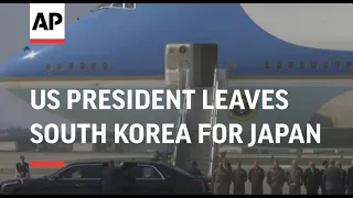 US president leaves South Korea for Japan