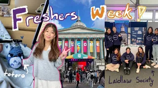 UCL freshers week vlog + advice 🏛️