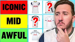 BRUTALLY ranking every Tottenham Hotspur home kit! (Tier List)