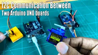 How to communicate between two Arduino boards using the I2C protocol #sritu_hobby