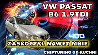VW Passat B6 1.9TDI - nawet mnie zaskoczył #chiptuning od kuchni