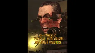 What TITAN TV MAN and G-TOILET said in skibidi toilet 73 (part 1)