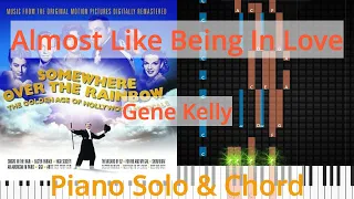 🎹Solo & Chord, Almost Like Being In Love, Gene Kelly, Synthesia Piano