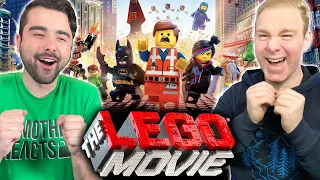 EVERYTHING IS AWESOME IN THE LEGO MOVIE! Lego Movie Movie Reaction! DOUBLE-DECKER COUCH IS THE BEST