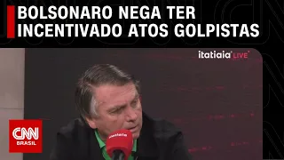 Bolsonaro nega ter incentivado atos golpistas | LIVE CNN